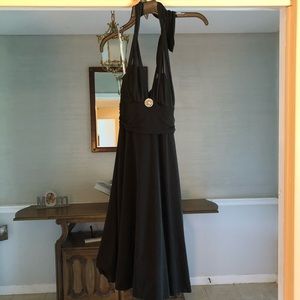 Black cocktail dress